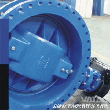 Gear Box Awwa Double Flange Butterfly Valve